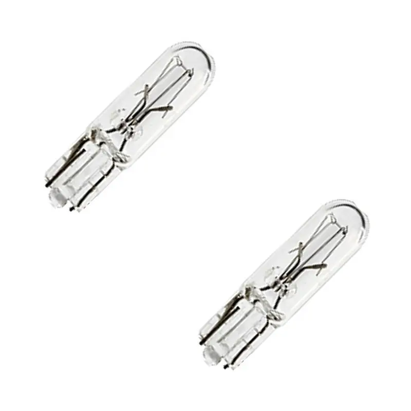 Jeu de 2 lampes témoin 24 Volts 1.2 Watt à culot verre T5 Usine Directe