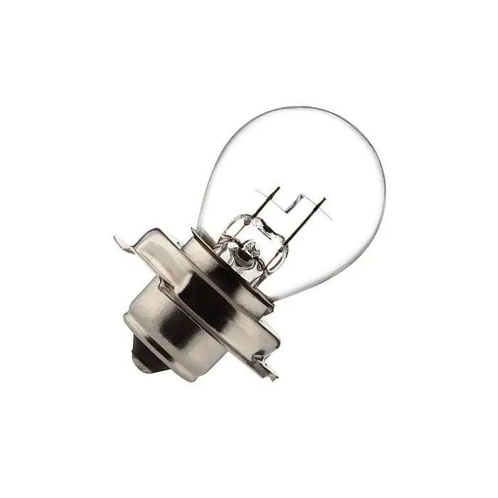 Jeu de 2 lampes pour 2 roues 6 Volts 25 Watts à culot P26S Certifié