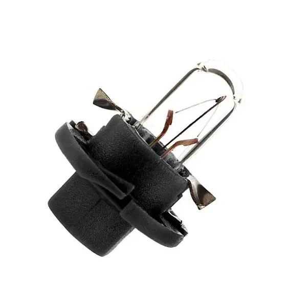 Jeu de 2 lampes témoin pour tableau de bord 12 Volts 1.2 Watt culot noir du type BX8.4d Vente Flash