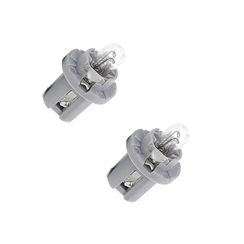 Nouveauté Jeu de 2 lampes témoin pour tableau de bord 24 Volts 1.2 Watt culot gris du type B8.5d