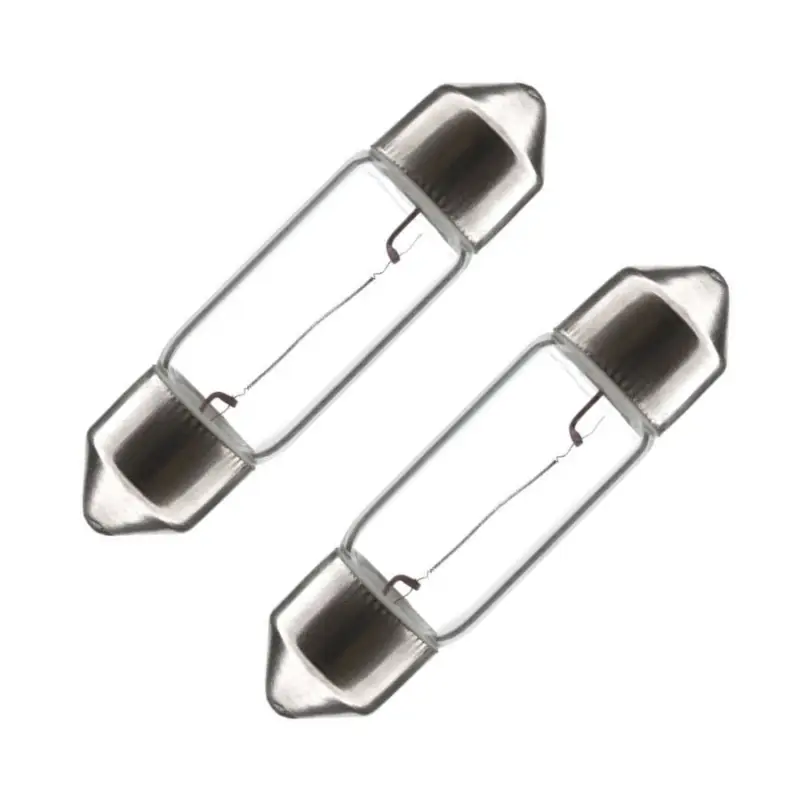 Jeu de 2 lampes navette 12 Volts 3 Watts type 8X28 Nouvel Arrivage