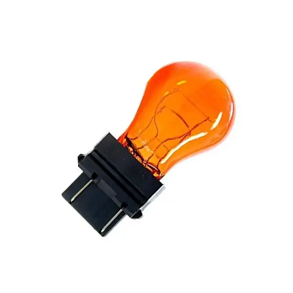 Prix Réduit Lampe 12 volts 27/7 Watts WEDGE Ambre à culot W2.5X16q
