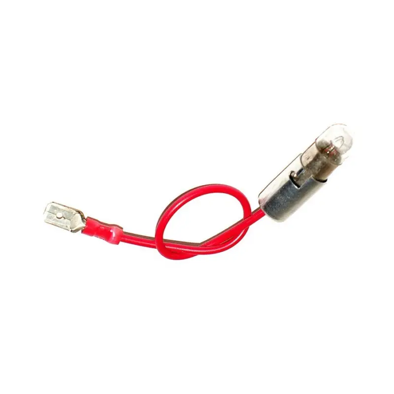 Douille BA9S monopolaire métallique avec lampe 6 Volts 4 Watts Commander Maintenant
