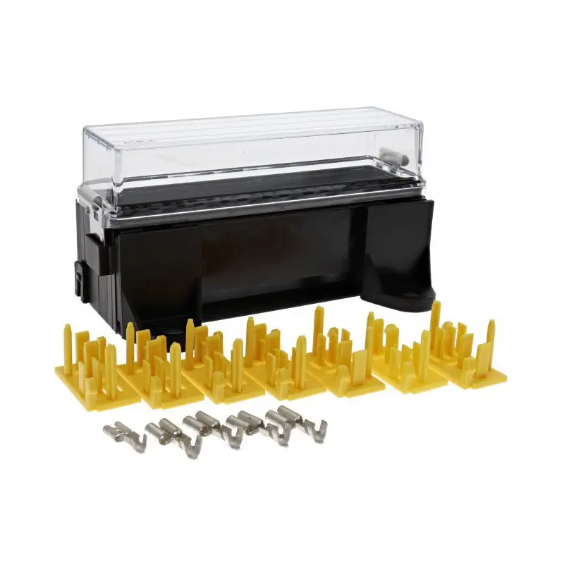 Boitier support pour 7 micro-relais Commander Maintenant