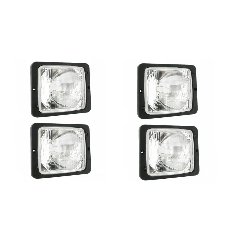 Nouvelle Collection Kit 4 phares standard carrés pour adaptation sur YOUNGTIMER ou TUNING