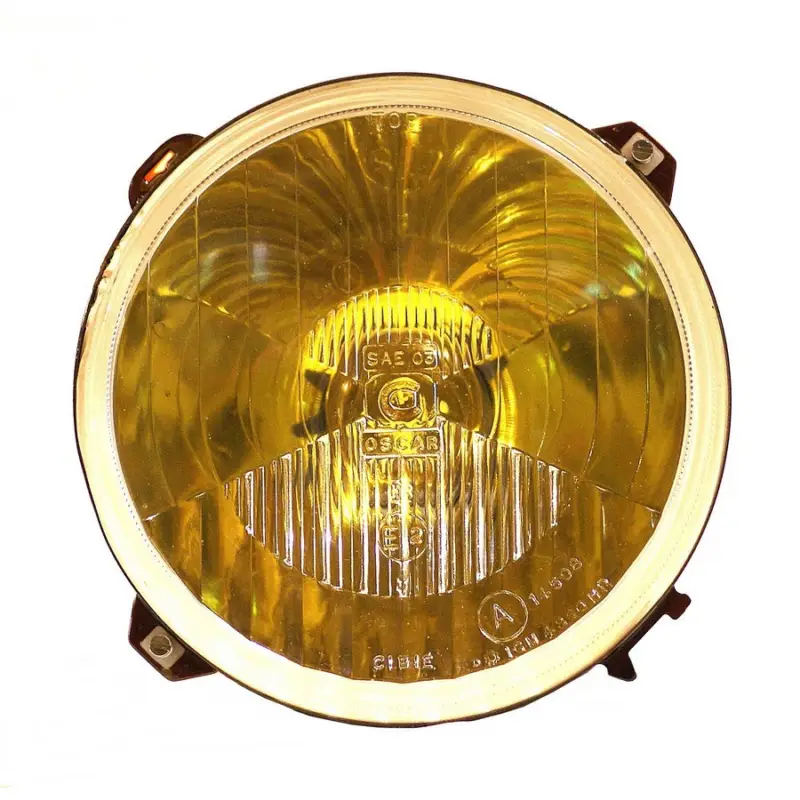Satisfait Ou Remboursé Optique de phare centrale Longue Portée pour RENAULT R8 GORDINI et R8S éclairage jaune