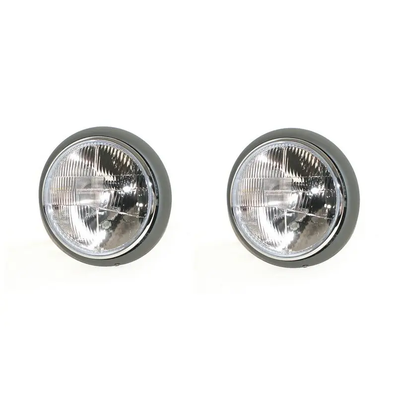 Kit de 2 phares complets pour JEEP CJ3A, WILLYS M38 et JEEP FORD GPW Commande En Gros