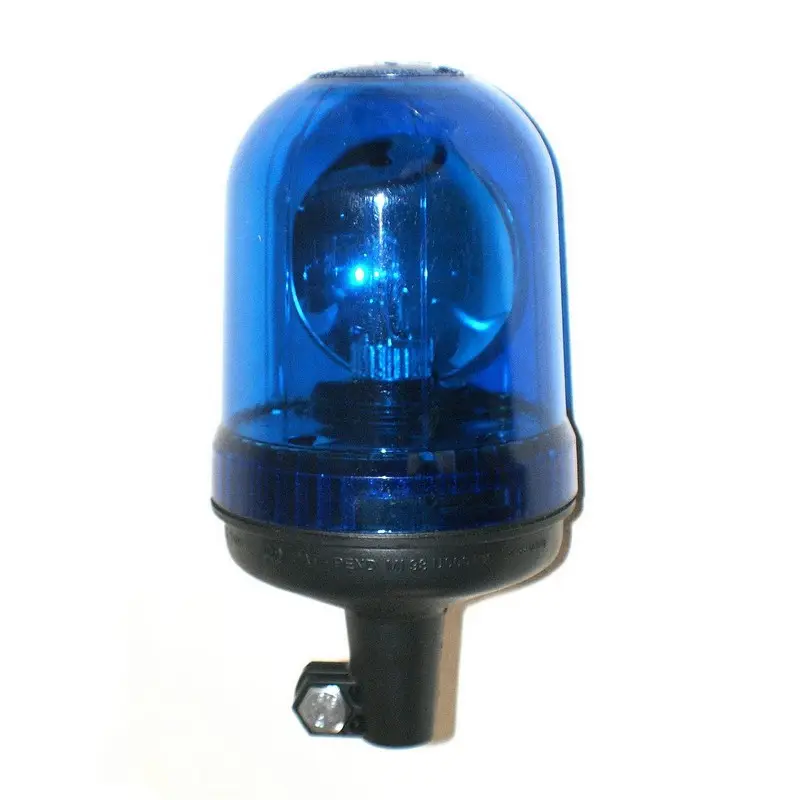 Gyrophare bleu pour véhicules prioritaires en 24 Volts montage sur hampe Petit Prix