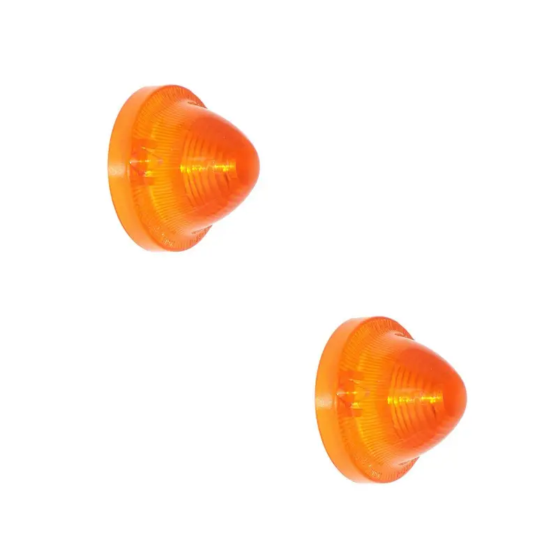 Réduction Jeu de 2 cabochons ambre pour feu avant de RENAULT R4 Export