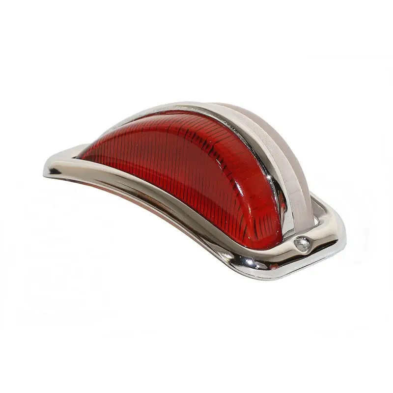 Cabochon verre bicolore de feu latéral pour camions BERLIET Côté droit grand modèle Offre Limitée