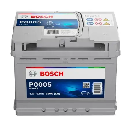 Offre Du Jour Batterie voiture POWER P0005 12V 62Ah 550A