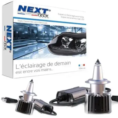 Ampoules H7 LED 100W Canbus lenticulaires 360° Next-Tech® Prix Choc