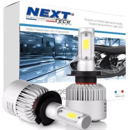 Kit ampoules LED H7 75W ventilées Next-Tech® - Serie limitée Offre Spéciale