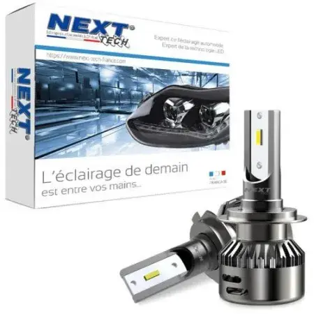 Kit ampoules LED ventilées camion 24V H7 75W haut de gamme Next-Tech® Réduction