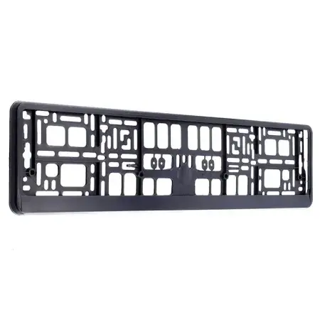 Prix Choc Cadre de plaque d'immatriculation, noir, flexible (PP / PS)