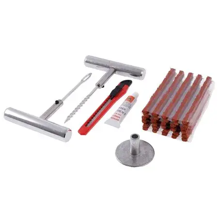 Kit de réparation de pneu tubeless, 35 pièces Commander Vite