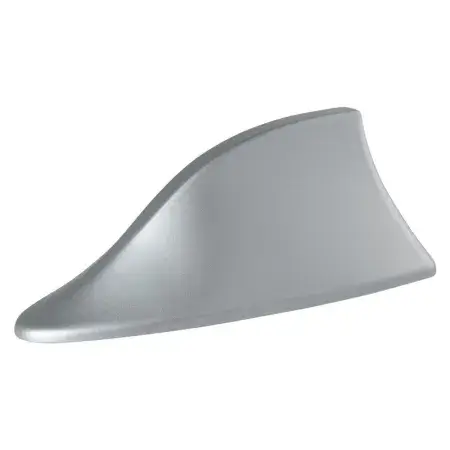 Nouveauté Antenne de radio"aileron de requin", adhésive, argentée