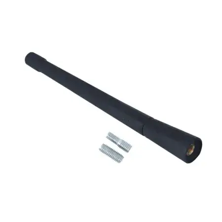 Prix Promo Mât d'antenne de 17cm, caoutchouté, avec 2 adaptateurs: 5 et 6mm