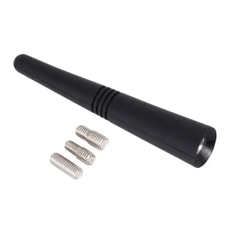 Mât d'antenne de 9 cm, caoutchouté, avec 3 adaptateurs: 5, 6 et 7 mm Bon Marché