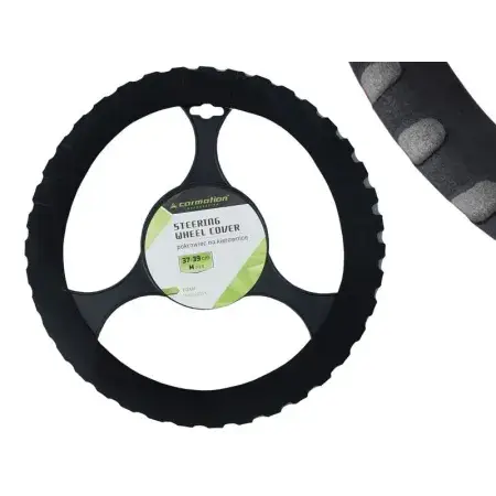 Promotion Saisonnière Couvre volant 37-39 cm mousse "M", noir/gris