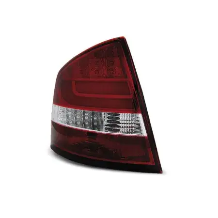 Feux Arrière Rouge Blanc SKODA OCTAVIA 2 SEDAN de 2004 à 2012 Haute Qualité