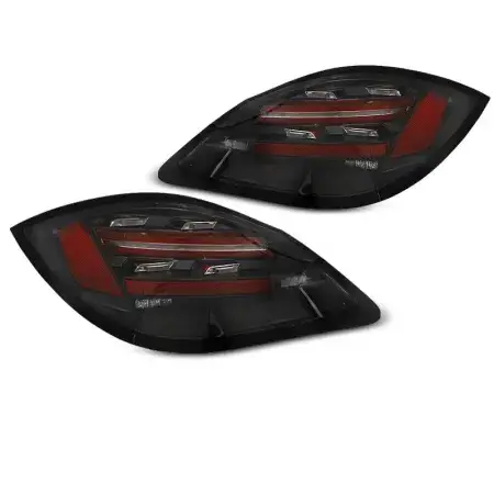 Quantité Limitée Feux Arrière LED avec clignotant dynamique Noir PORSCHE BOXSTER / CAYMAN 987 de 2009 à 2012