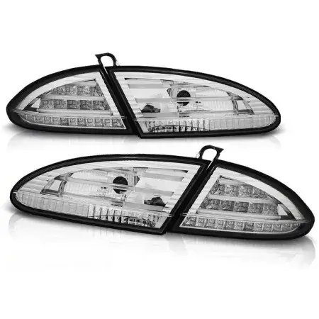 Feux Arrière LED Chrome SEAT LEON de 2005 à 2009 Retour Gratuit