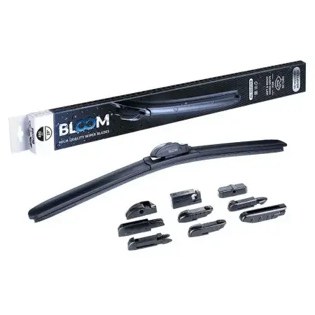 Promotion Balai d'essuie-glace plat BLOOM M10 480 mm / 19 " avec 10 adaptateurs