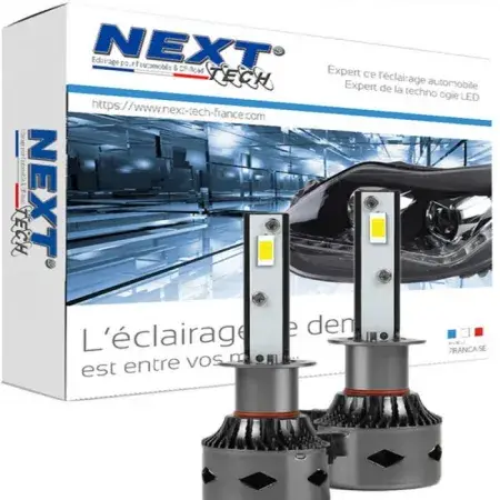 Ampoules H1 LED ventilées compactes 75W Blanc Next-Tech® Prix Choc
