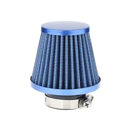 Filtre à air conique 74x62x51 mm, bleu Offre Limitée