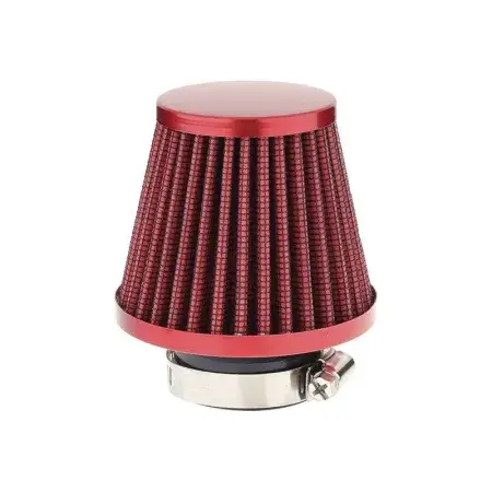Filtre à air conique 74x62x51 mm, rouge Nouveauté