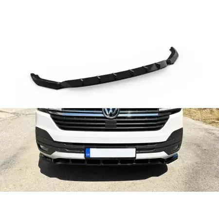 Certifié Lame de Pare-Chocs Avant V.2 Volkswagen T6.1 Pare-chocs Standard