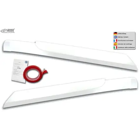 Bon Plan Paupières de phares RDX VW Crafter & MAN TGE (2017+) WHITE GLOSSY