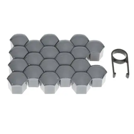 Cache-écrous Graphite 21mm, 20 pièces avec Pince Meilleur Prix