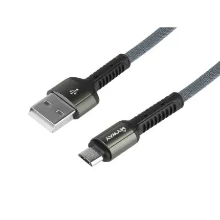 Promotion Saisonnière Câble de charge et de synchronisation, tressé en microfibre, 200 cm, USB vers micro USB WAYME