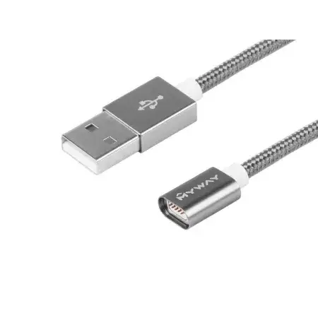 Super Prix Câble de charge et de synchronisation, tressé en nylon, 120 cm, USB vers aimant néodyme WAYME