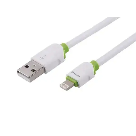 Achetez Aujourd’hui Câble de charge et de synchronisation, plat, en silicone, 200 cm, USB vers Lightning WAYME