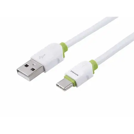 Câble de charge et de synchronisation, rond, en silicone, 100 cm, USB vers USB-C WAYME Commander Vite