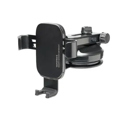 Support téléphone gravitationnel avec ventouse, graphite WAYME Pas Cher