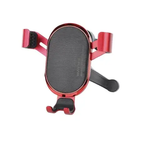 Support téléphone gravitationnel pour grille d'aération voiture , rouge WAYME Certifié
