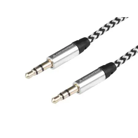 Usine Directe Câble audio 300 cm, tressé en microfibre, jack vers jack (AUX 3.5mm)