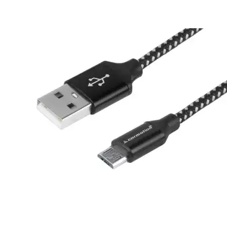 Jusqu’à Épuisement Des Stocks Câble de charge et de synchronisation, 300 cm, tressé en microfibre, USB vers micro USB
