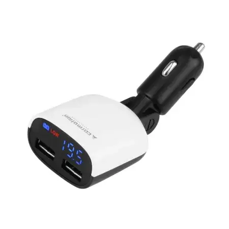 Chargeur USB 3.4A max x2 + voltmètre 8-30V avec alarme basse tension Offre Exclusive