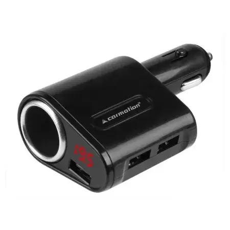 Chargeur USB 5A Max x2 avec voltmètre 8-30V et prise EURO max 120W Must-Have