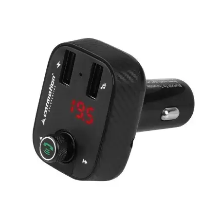 Transmetteur FM LED + Mains Libres + Voltmètre 8-30V + 2x Chargeur USB 3.4A Usine Directe
