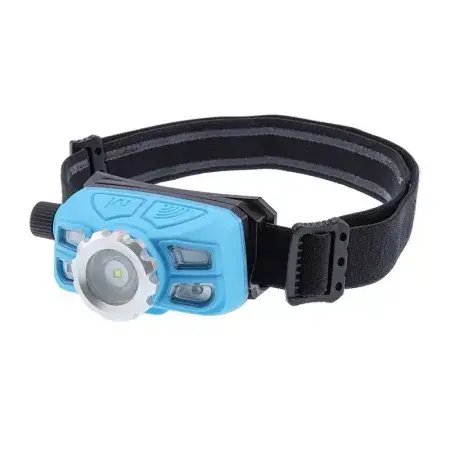 Super Prix Lampe frontale rechargeable 5W COB LED, 350 lm, ZOOM, IK08, IP65 avec interrupteur au détecteur de mouvement