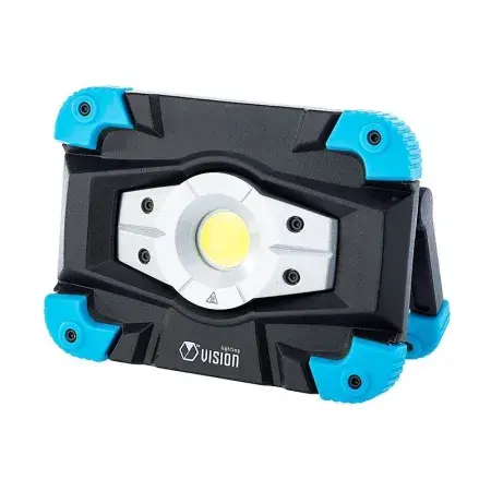 Projecteur 10W COB LED, rechargeable, 1000 lm, IK08, IP54 + support magnétique Affaire À Saisir