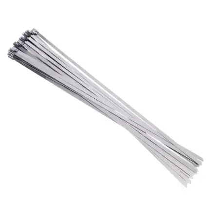Dernier Modèle Attache-câbles en acier inoxydable, 4,6x300 mm, 25 pcs