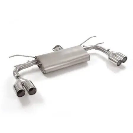 Promotion Saisonnière Silencieux arrière duplex en inox G/D avec 2 sorties rondes 80 mm décalées Abarth 124 Spider 2016-2020 1.4T Multiair (125kW)