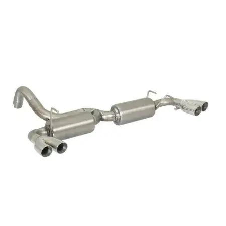 Marque Silencieux arrière duplex en inox G/D avec 2 sorties rondes Sport Line 60 mm décalées Abarth 500 / 595 / 695 (Type 312)
